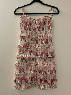 V. Chapman Floral Mini Dress